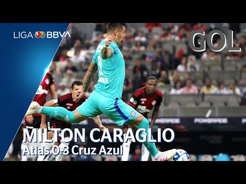 Gol de M. Caraglio | Atlas 0 - 3 Cruz Azul | Liga BBVA MX - Apertura 2019  - Jornada 5