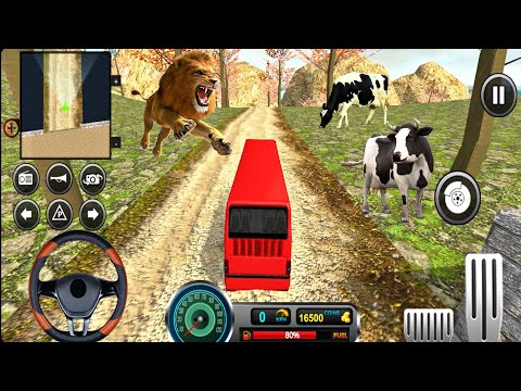 Uphill Offroad Bus Driving Simulator Game 3D 2022 - Android Gameplay
