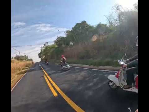 Lambrettas na estrada Sertanópolis Paraná 