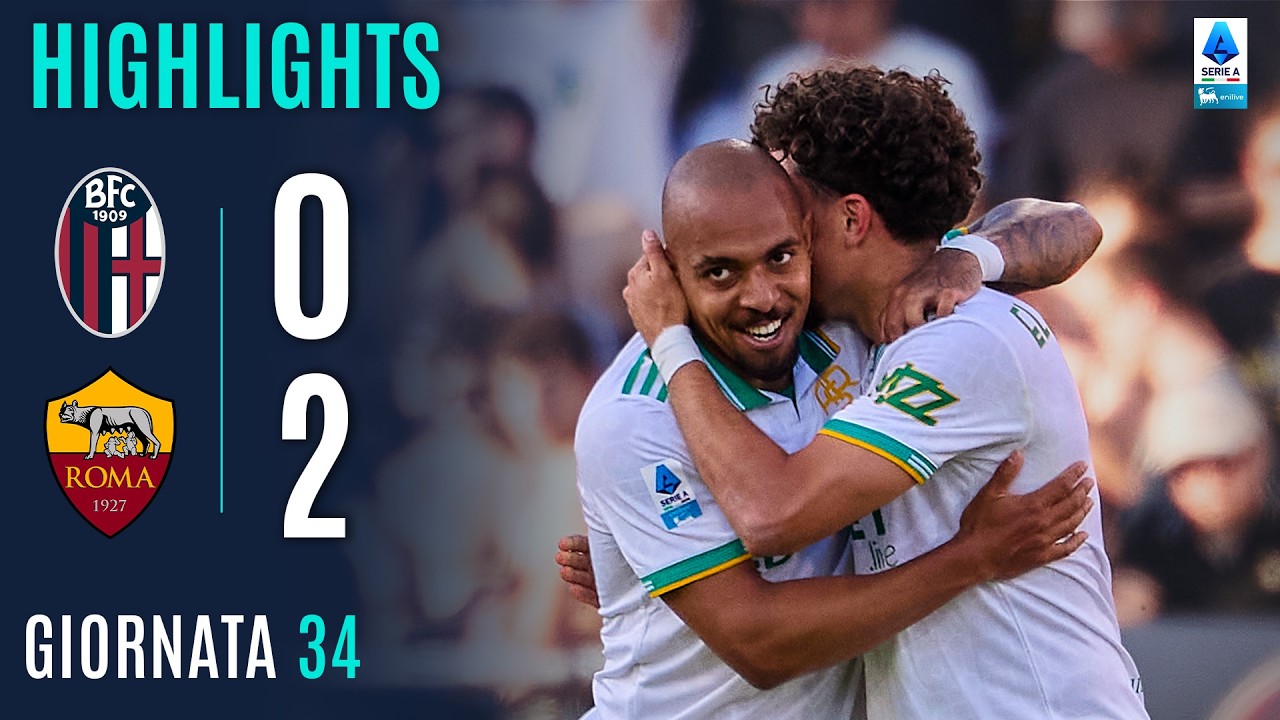 Gasperini Tiene Vivo il Sogno Champions | BOLOGNA-ROMA 0-2 | HIGHLIGHTS | SERIE A ENILIVE 2025/26