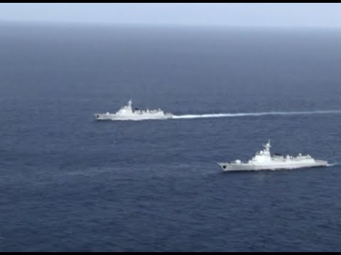Chinese Navy Conducts Live-fire Confrontation Drill at Western Pacific