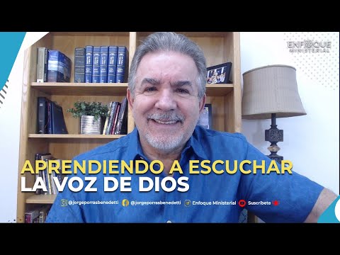 Aprendiendo a escuchar la voz de Dios