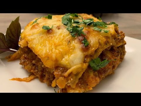 How to make a best Italian lasagna | Lasagna with meat sauce recipe