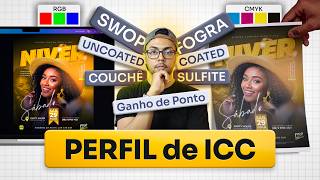 Perfil ICC: O erro que custa caro na gráfica | SWOP vs FOGRA | Ganho de Ponto (Dot Gain)
