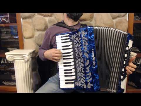 CAST3796BLM - Blue Castiglione Piano Accordion LMMM 37 96 $2499