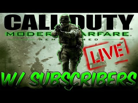 MODERN WARFARE REMASTERED - TDM & Sabotage MADNESS - Livestream - Come Along, Say Hi & Be AWESOME