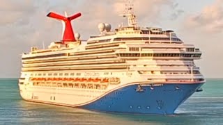 cruise ship MV Carnival liberty arriving to Key West