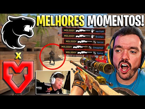 MOLODOY É O GOAT PO***!🔥 FURIA x MOUZ (MELHORES MOMENTOS) BLAST Open London 2025 (GAULES)