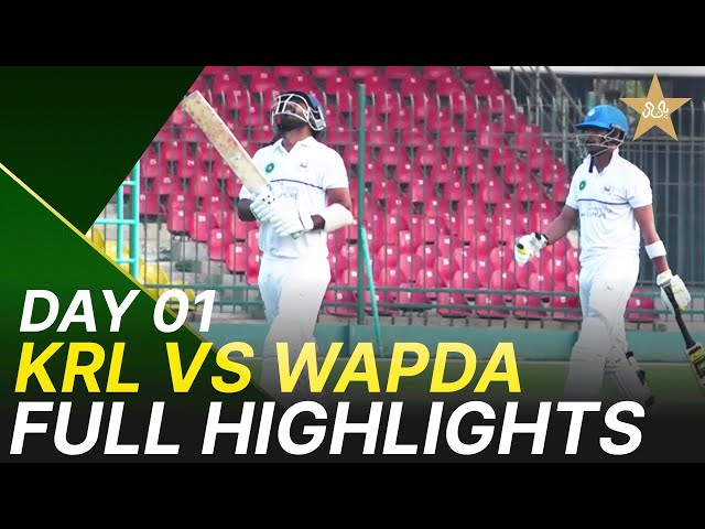Full Highlights | KRL vs WAPDA | President’s Trophy | 2025-26 | PCB | M2V1K