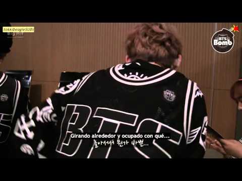 [SUB ESPAÑOL][BANGTAN BOMB] 130729 V's hard dance practice