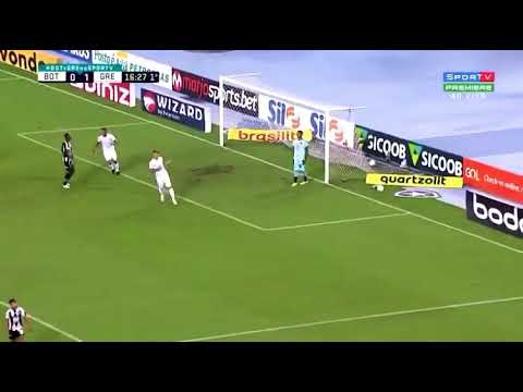 JEAN PYERRE FAZ GOLAÇO DE FALTA CONTRA O BOTAFOGO | Botafogo x Grêmio
