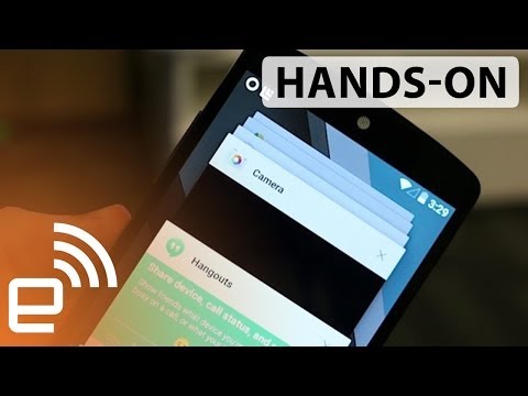 Android L Developer Preview hands-on | Engadget