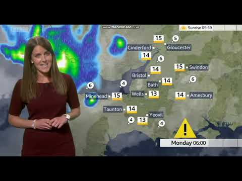 Alex Osbourne BBC ONE Points West weather August 16th 2020 in HD! - 60 FPS