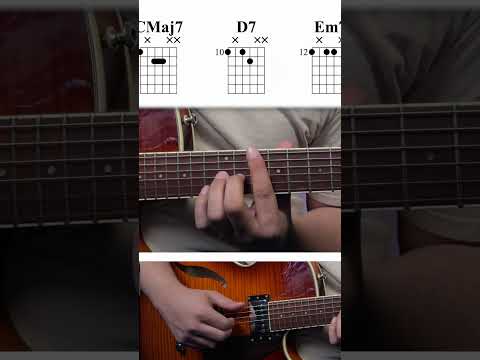 Master Shell Voicings Over G Major Scale 🎸✨ #JazzGuitarTips