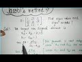 Jacobi S Method For Symmetric Matrices B Sc 6th Semester Numerical Analysis