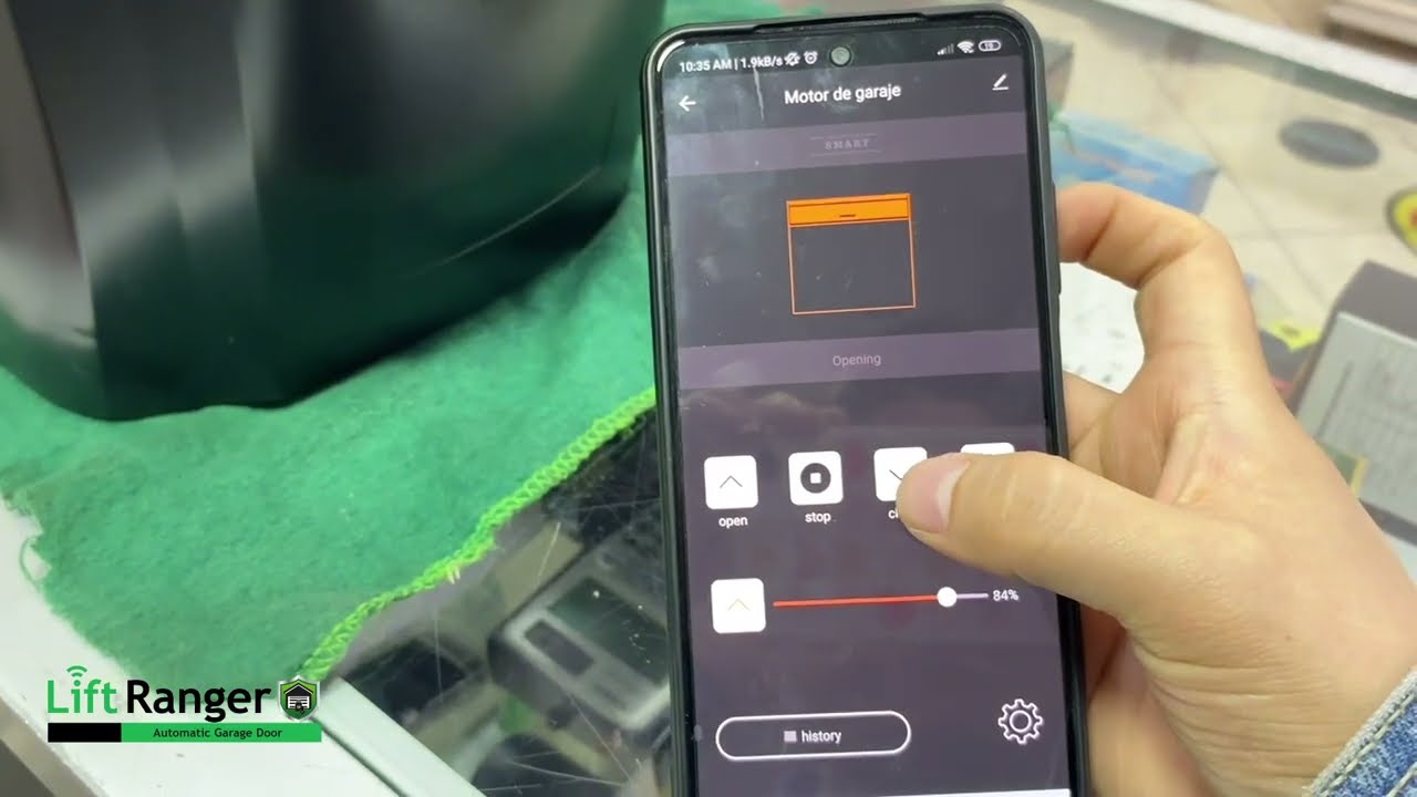Lift ranger Pro (Premiun) : Configuración de aplicativo Smart GDO al motor