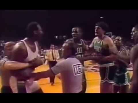 Old School Boston Celtics HEATED Moments Part 1 (Rare Footage)