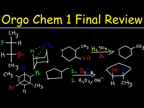 Organic Chemistry 1 Final Exam Review Part 3 - Membership Video