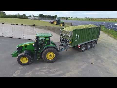 SKLIZEŇ  KUKUŘICE - SILÁŽE  / HARVEST OF CORN - FENDT KATANA 85 JOHN DEERE TATRA 815 TATRA PHOENIX
