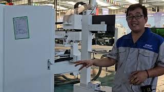 Automatic label nesting cnc machine for Canana customer