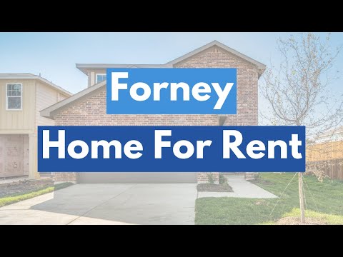 4 Bedroom, 3 Bath home in Forney's Windmill Farms Development For Lease! property video