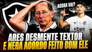 🚨ARES NEGA ACORDO COM JOHN TEXTOR E DESMENTE SUAS AFIRMAÇÕES | TUCU CORREA FAZ BOA PARTIDA| CHEGOU?