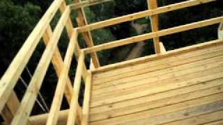 The largest wooden structures tower in Latvia.