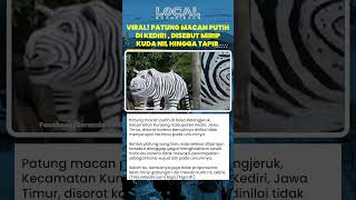 Warga Soroti Patung Macan Putih di Kediri, Disebut Gabungan Berbagai Hewan