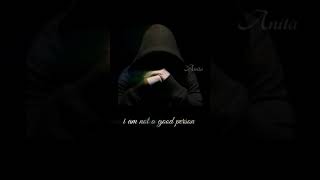 《I am not a good person 😔 》ll Sad shayari s