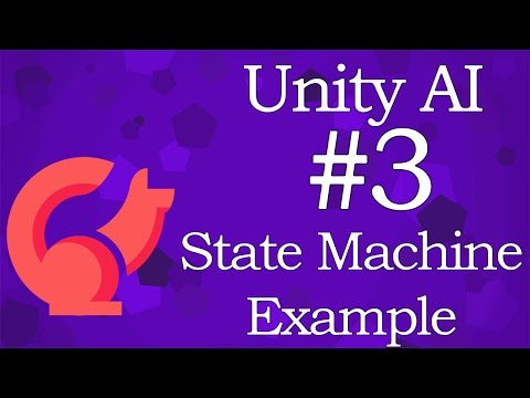 Unity AI #3 State Machine Example