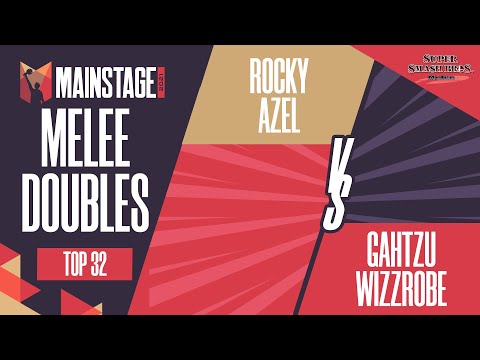 Rocky/Azel vs Gahtzu/Wizzrobe - Melee Doubles: Top 32 - Mainstage 2021