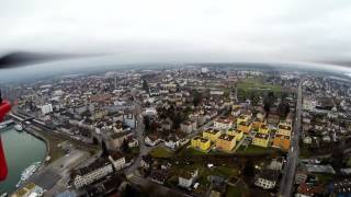 preview picture of video 'Romanshorn Test Luftaufnahmen mit DJI F450 & Gopro3+'