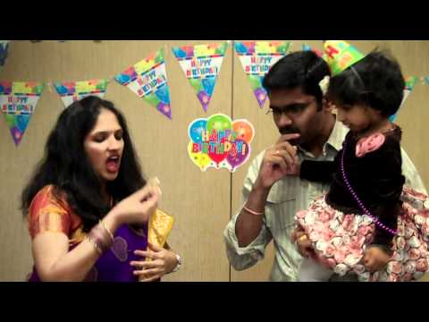 Avantika 2nd Birthday Cake Cutting