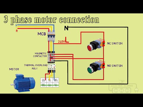 star delta power wiring connection 3 phase motor diagram
