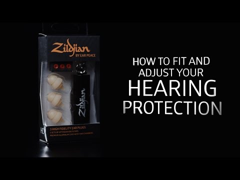 Zildjian HD Ear Plugs - How To Fit and Adjust Your Hearing Protection