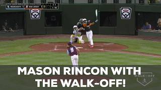 LLWS WALK-OFF HOMERUN for Mason Rincon! New Jersey vs Massachusetts | Walk-Off Styles