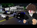 Brookhaven RP | ROBLOX | INTENSE CARCHASE AT BANK ROBBERY!