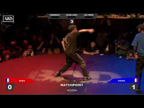 RUBIX vs HISOKA  - Battle BAD 2022 - HIP-HOP Semi Final