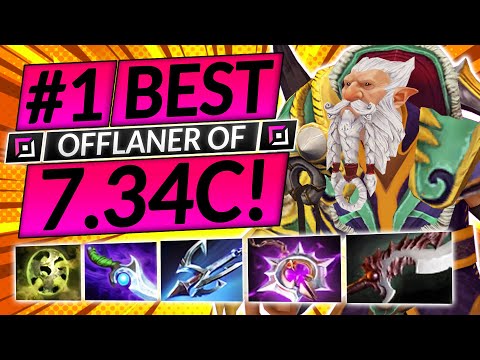 NEW BEST Offlane Hero 7.34C - 100% BROKEN Lone Druid Build - Dota 2 Guide