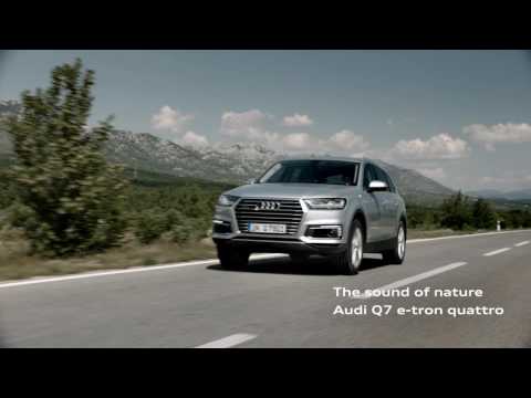 Audi Q7 e-tron quattro - The sound of nature