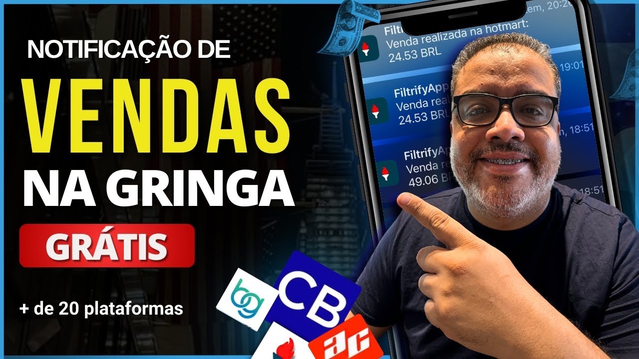 Notificações de vendas na gringa (clickbank, buygoods, digistore, maxweb e muito mais) 100% grátis