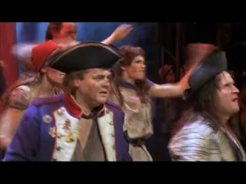 Broadway TV spot frames: James Barbour and company in A Tale of Two Cities at the Al Hirschfeld Theatre