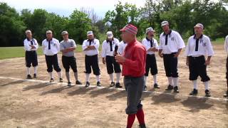 preview picture of video 'Joe Tinker Day Vintage Baseball Game (Part 1)'