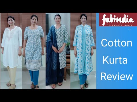 FabIndia Kurta Haul || Algodão Kurta Try On Haul || coleção ss