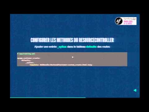 SymfonyLive Paris 2015 - Arnaud Langlade - Développer avec le SyliusResourceBundle