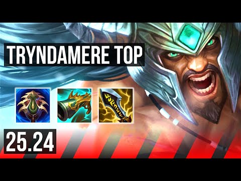 TRYNDAMERE vs AATROX (TOP) | Good KDA: 10/2/7 | NA Master | 25.24