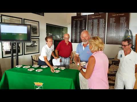 Premiazione gara COPPA DEL CONSIGLIO 2018 - G.C.Punta Ala 23.08.2018