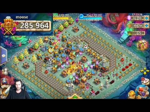 Top iOS Account 36 Double Evolved Rolling 50k For BACKUP Anubis Castle Clash