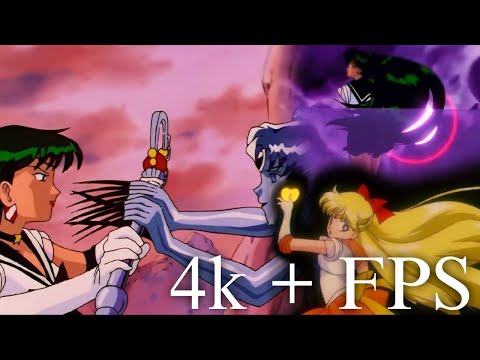 Sailor Plut & Sailor Venus VS Neherenia (4k + FPS) JAP - SUB ESPAÑOL