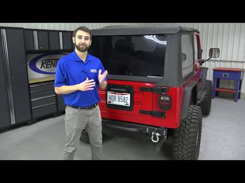 Kentrol Tailgate Hinges for the Jeep Wrangler TJ | 30478 50478